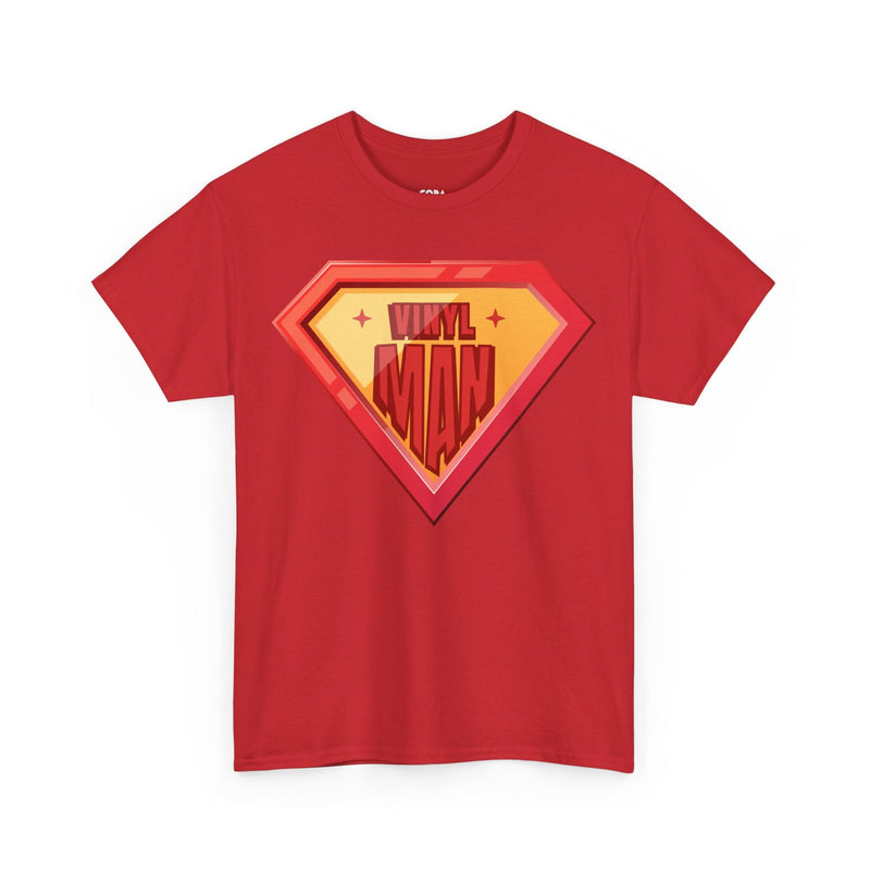 'Vinyl Man' Men's Superhero T-Shirt, additional view