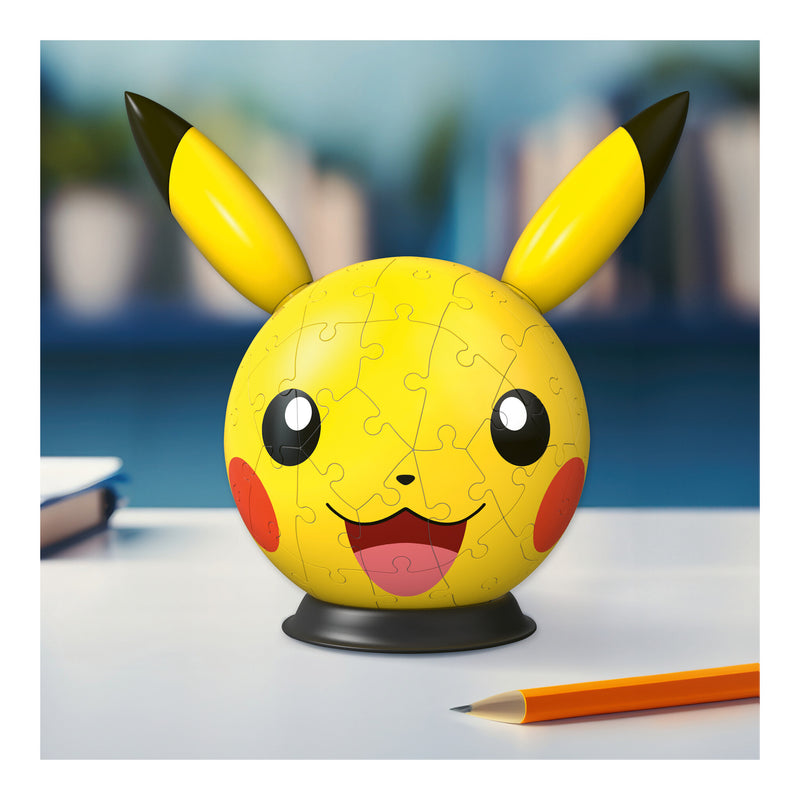 Pokemon Pikachu with Ears 72 Piece 3D Puzzle