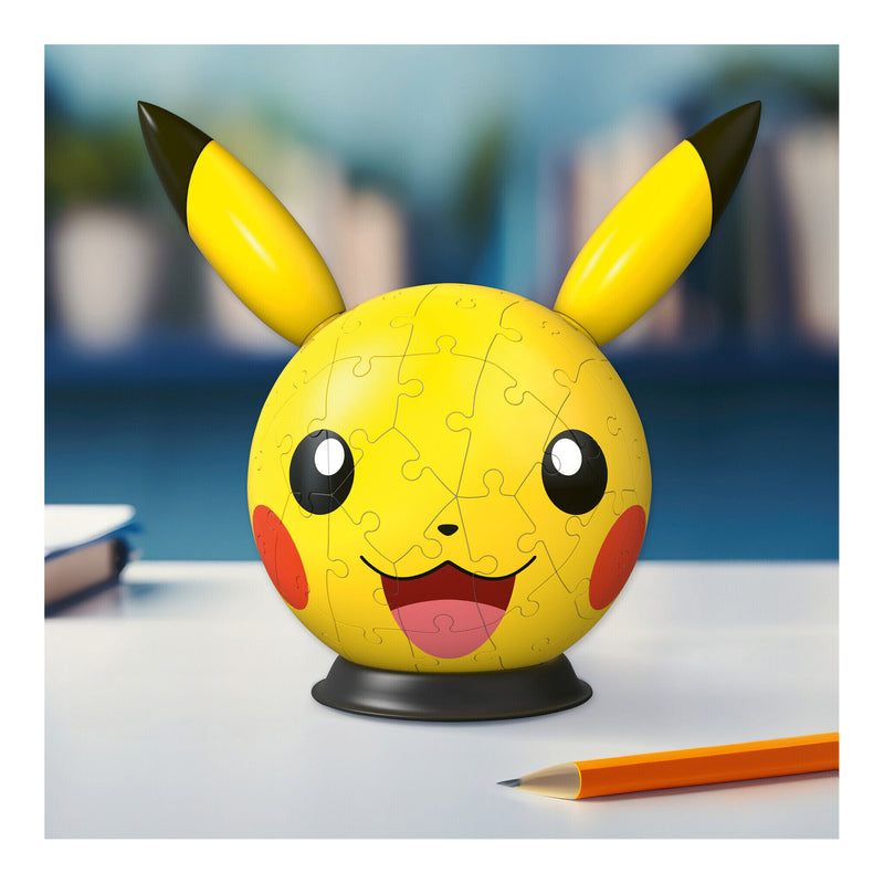 Pokemon Pikachu with Ears 3D Puzzle, 72pc