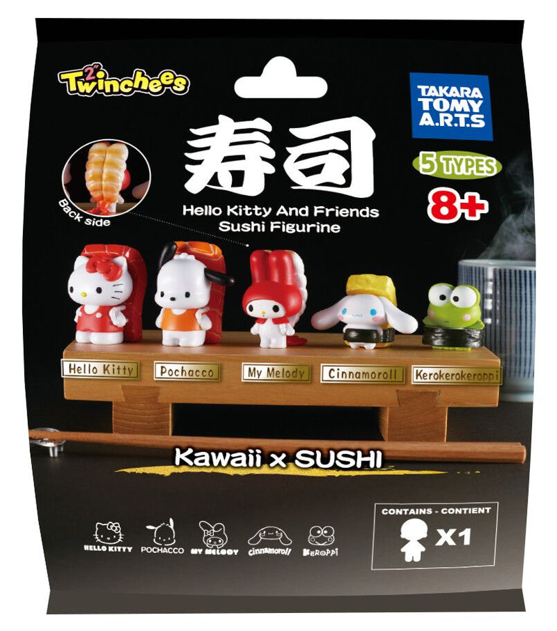 Twinchees Hello Kitty & Friends Sushi Kawai Figures - Image