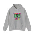 'Money Can't Buy Happiness, But It Can Buy Vinyl' Men's Hoodie, in display