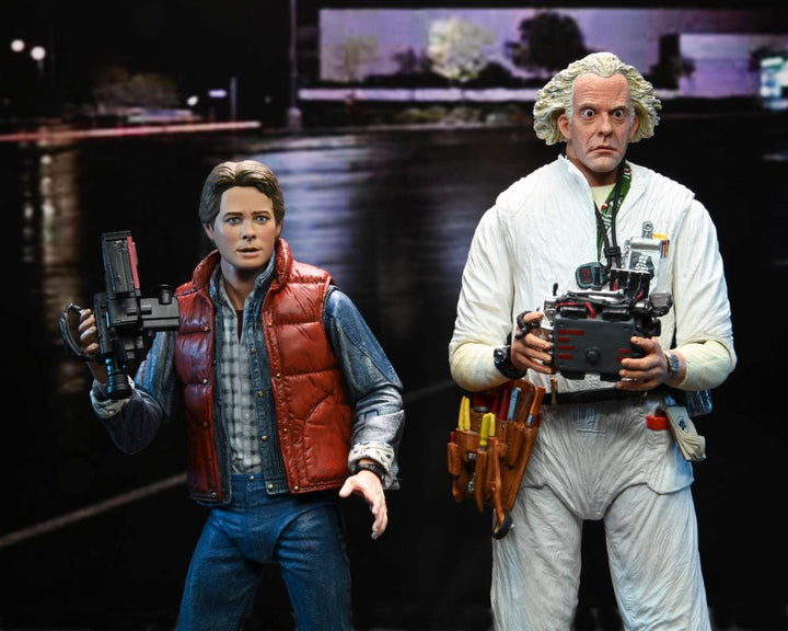 Back To The Future Doc Brown Part 1 / Ver 2 (1985) Hazmat Suit Ultimate 7" Scale Action Figure