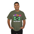 'In Vinyl We Trust' Men's T-Shirt, side angle