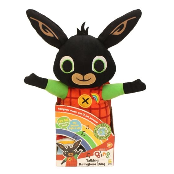 Bing Talking Rainybow Bing Soft Toy