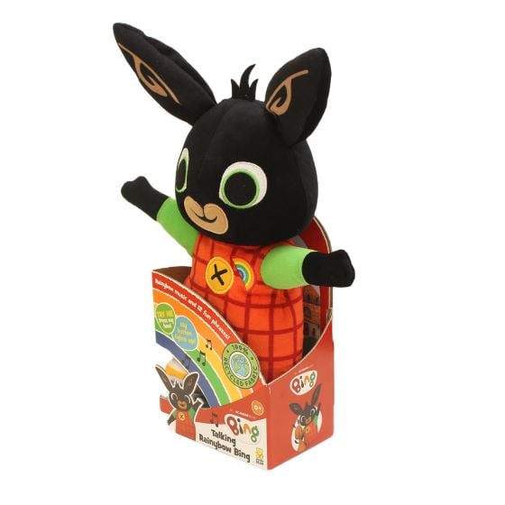 Bing Talking Rainybow Bing Soft Toy