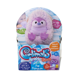 Curlimals Pip Penguin Arctic Glow Interactive Pet Toy