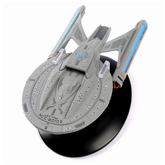 U.S.S. Titan NCC-80102 (Luna Class) Model Diecast Ship BONUS ISSUE (Eaglemoss / Star Trek), alternate view