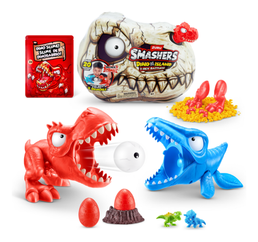 Smashers Dino Island Mini T Rex Battle S1 Assorted