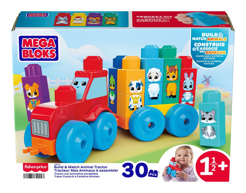 Mega Bloks Build & Match Animal Tractor - Image