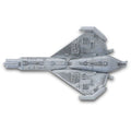 Promellian Battle Cruiser Model Die Cast Ship (Eaglemoss / Star Trek), size reference