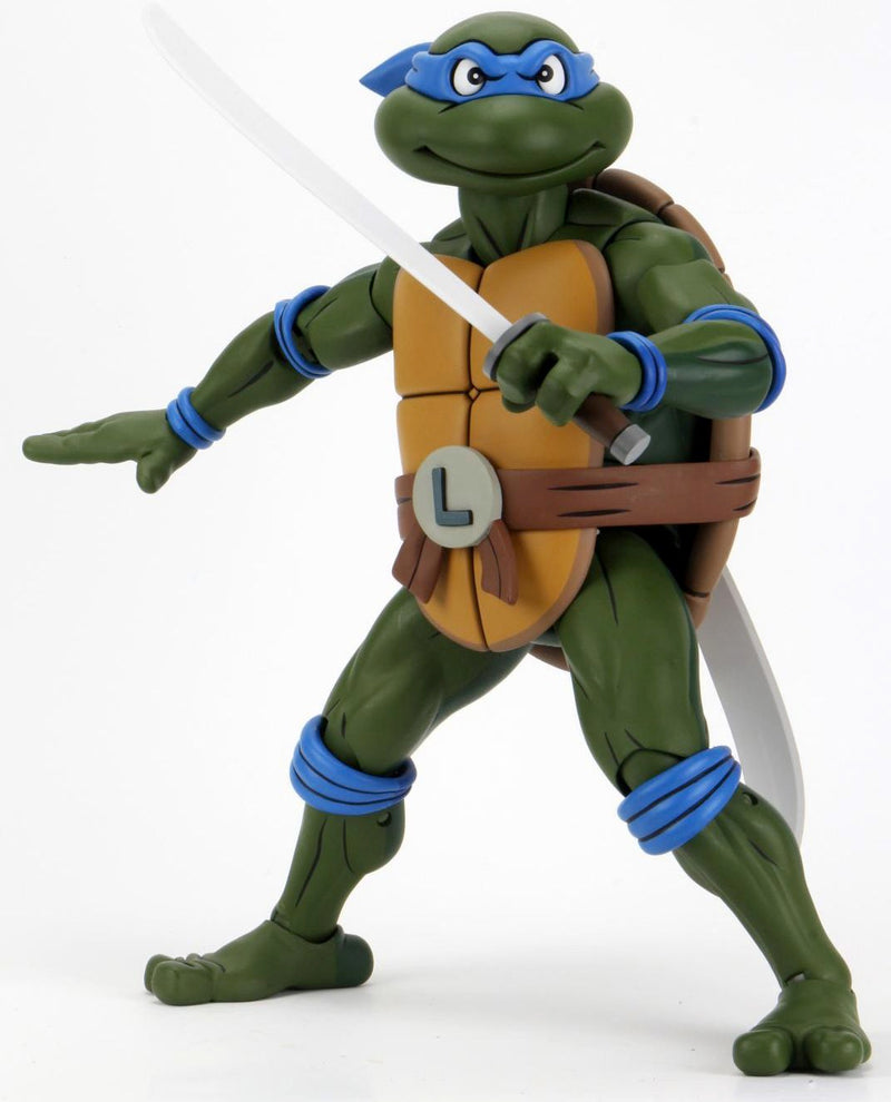 Teenage Mutant Ninja Turtles Cartoon Giant Size Leonardo 1/4 Scale Action Figure packaging view