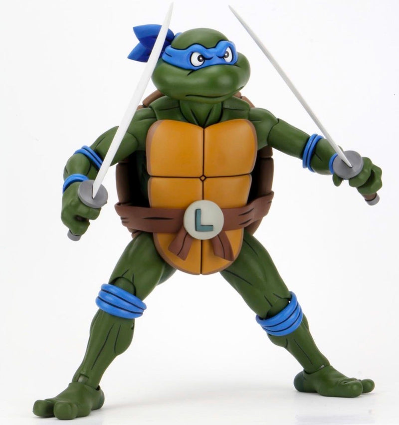 Teenage Mutant Ninja Turtles Cartoon Giant Size Leonardo 1/4 Scale Action Figure front view