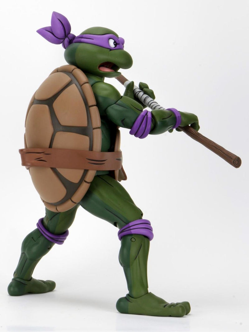 Teenage Mutant Ninja Turtles Cartoon Giant Size Donatello 1/4 Scale Action Figure side angle