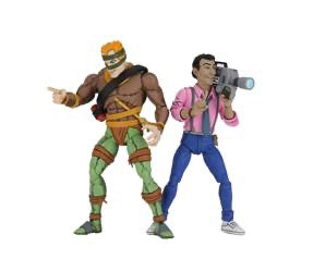 NECA TMNT Cartoon Rat King And Vernon 2 Pack 7" Action Figures