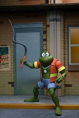 Teenage Mutant Ninja Turtles Cartoon Napoleon & Attila Frog 7" Scale 2-Pack side angle