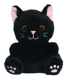 Aurora World Twilight Black Cat Palm Pals Halloween Soft Toy Plush