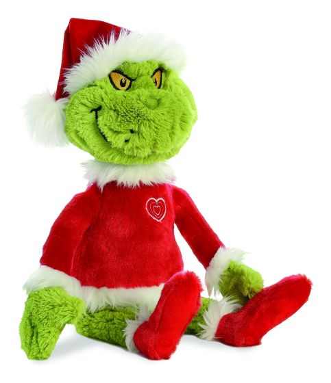 Dr Seuss Santa Grinch 19" Plush