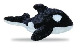 Aurora Orca Whale Mini Flopsies Soft Toy 8" Plush