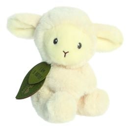 Aurora Ebba Eco Laurin Lamb Rattle Baby Soft Toy 15cm