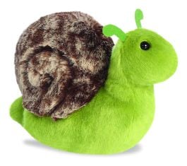 Aurora World Slow Snail Mini Flopsies Plush Soft Toy