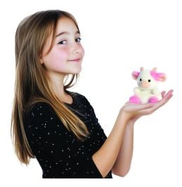 Aurora Belle Strawberry Cow Palm Pals Plush Soft Toy