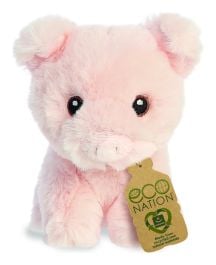 Eco Nation Mini Pig Soft Toy