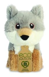 Eco Nation Mini Wolf Soft Toy Eco Friendly Plush