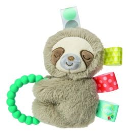 Mary Meyer Molasses Sloth Taggies Rattle Soft Toy