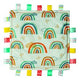 Mary Meyer Original Comfy Rainbow Taggies Baby Sensory Blanket