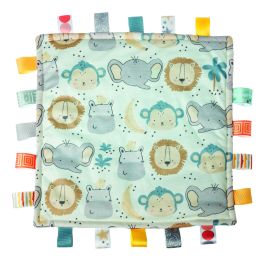 Mary Meyer Original Comfy Jungle Taggies Baby Sensory Blanket