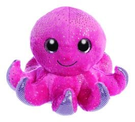 Sparkle Tales SeaStar Octopus Pink 7, side angle