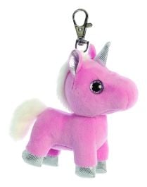 Sparkle Tales Blossom Unicorn Pink Keyclip
