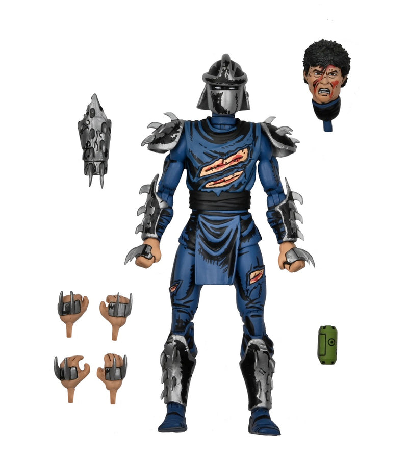 TMNT Comic Shredder "Battle Damaged" (Mirage Comics) 7" Scale Action Figure Teenage Mutant Ninja Turtles