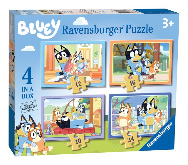 Bluey Four in a Box Jigsaw Puzzle