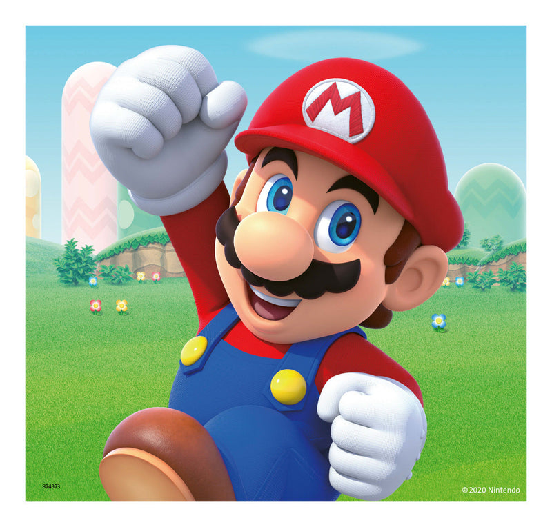 Super Mario 3x 49 Piece Jigsaw Puzzle, in display
