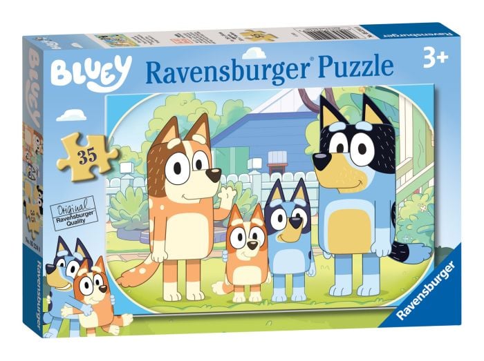 Bluey Two by Twelve Piece Jigsaw Puzzle Set