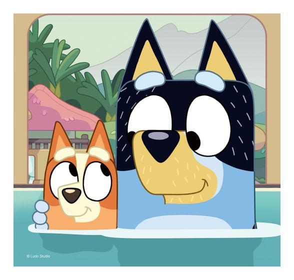Bluey Three by Forty Nine Piece Jigsaw Puzzle Set