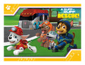 Paw Patrol 4 in a Box Jigsaw Puzzle, showing reverse