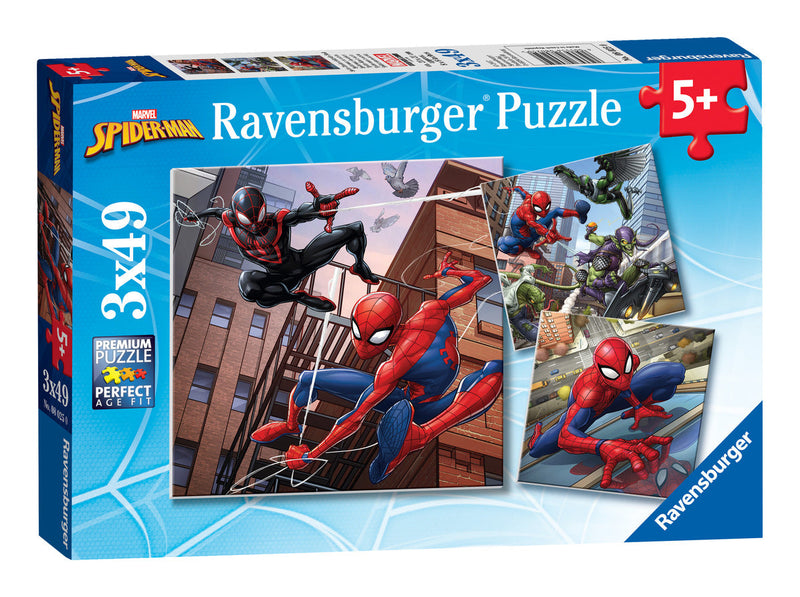 Marvel Spider-Man 3x 49 Piece Jigsaw Puzzle