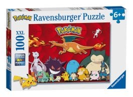 Pokemon XXL 100 Piece Jigsaw Puzzle, rear view