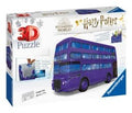 Harry Potter Knight Bus 216 Piece 3D Puzzle, in display