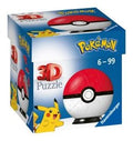 Pokemon Pokeball 54 Piece 3D Puzzle, showing reverse