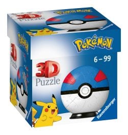 Pokemon Great Ball 54 Piece 3D Puzzle, size reference