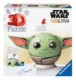 Star Wars Grogu with Ears 72 Piece 3D Puzzle Ball, product detail