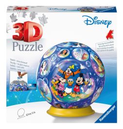Disney Character 72 Piece 3D Puzzle Ball, packaging shot