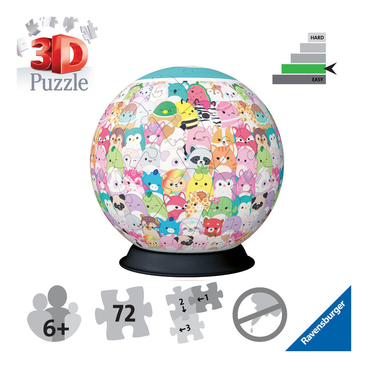 Squishmallows 73 Piece 3D Puzzle Ball