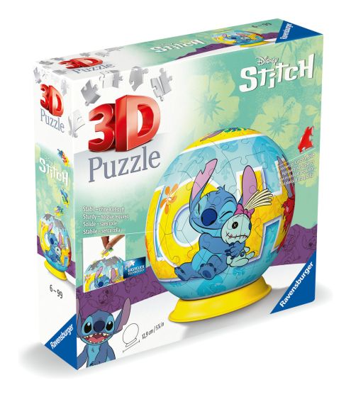 Stitch 72 Piece 3D Puzzle Ball