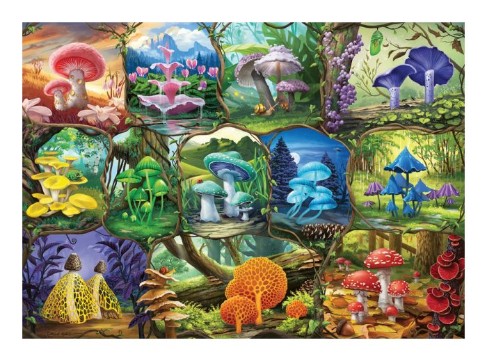 Beautiful Mushrooms Jigsaw Puzzle 1000 Pieces