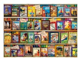 Vintage Travel Aimee Stewart 500 Piece Jigsaw Puzzle collectible from Abgee