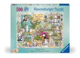 Crazy Cats Tom Cat's Houseplants 500 Piece Puzzle